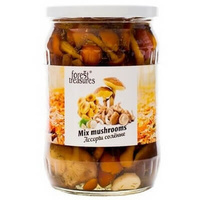 CN Mushrooms Mix Garlic & Dill Glass 530g Box of 6 'Forest Treasures'