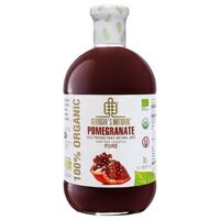 BV Juice Pomegranate Organic Glass 1L Box of 6 'Georgia's Natural'