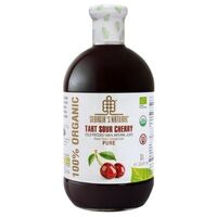 BV Juice Sour Cherry Tart Organic Glass 1L Box of 6 'Georgia's Natural'
