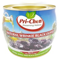 Olives Black Wrinkled Whole Tin 1.5kg