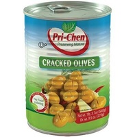 Olives 'Pri-Chen' Cracked Green 560gr 