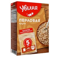 GR Pearl Barley 400gr (5*80gr) Box of 6 'Uvelka'
