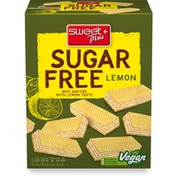 SW Wafers With Lemon Cream Sugar Free 180gr Box of 10 'Sweet Plus'