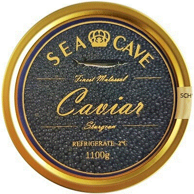 SF Dairy Fish Caviar Sturgeon River Beluga 1000gr Unit 'SeaCave'
