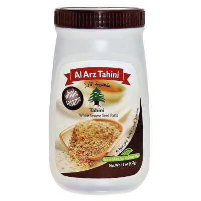 Tahini 453gr 'Al Arz' Whole Sesame Seed Paste