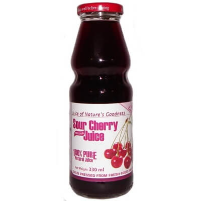 BV Juice Sour Cherry Glass 250ml Box of 20 'Nature's Goodness'