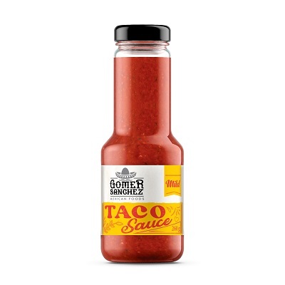 CN Sauce Taco Mild Mexican Glass 260gr Box of 6 "Gomer Sanchez"