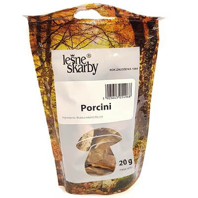 CV Veg Mushrooms Porcini Dried Sliced Bag 20gr Box of 20 'Forest Treasures'