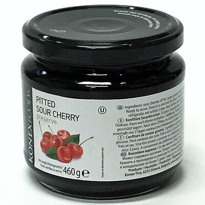 Jam 'KonexTiva' Pitted Sour Cherry Preserve 460gr 