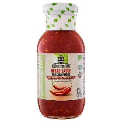 Organic Sauce Red Chilli Pepper Kebab Sauce 235gr