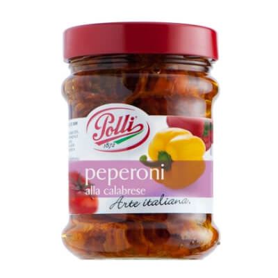 Polli Peppers Rosted in Oil 285gr 