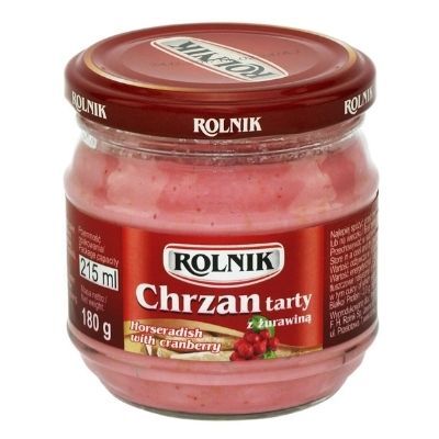 Sauce Horseradish 'Rolnik' With Cranberry 180gr Box of 12