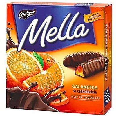Jelly Orange in Chocolate Box 190gr