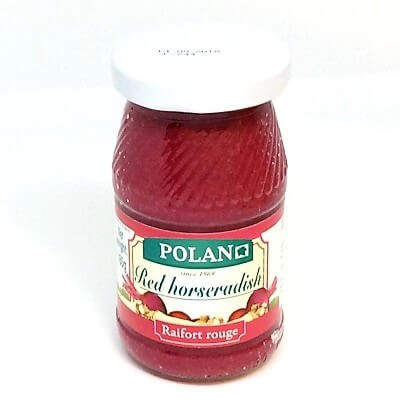 CN Sauce Horseradish Red Glass 180gr Box of 12 'Polan'