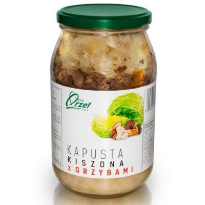 Sauerkraut With Mushrooms Glass 900gr