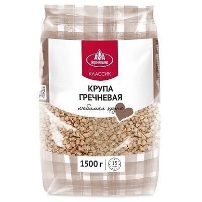 GR Buckwheat Roasted Bag 1500gr Box of 6 'Agroalliance'
