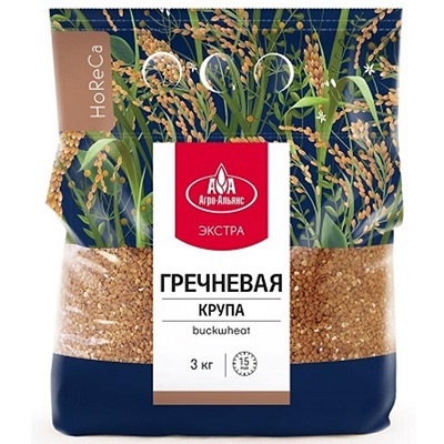 GR Buckwheat Roasted Bag 3000gr Box of 4 'Agroalliance'