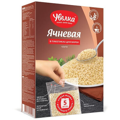 GR Fine Barley 400gr (5*80gr) Box of 6 'Uvelka'