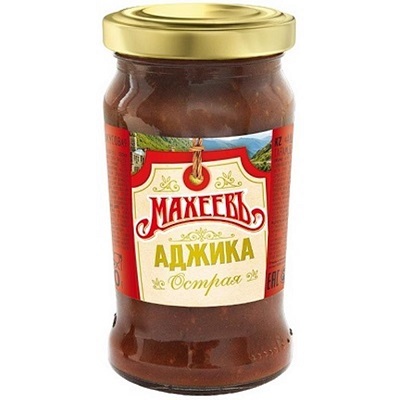 Sauce 'Maheev' Adjika Hot Jar 190gr 
